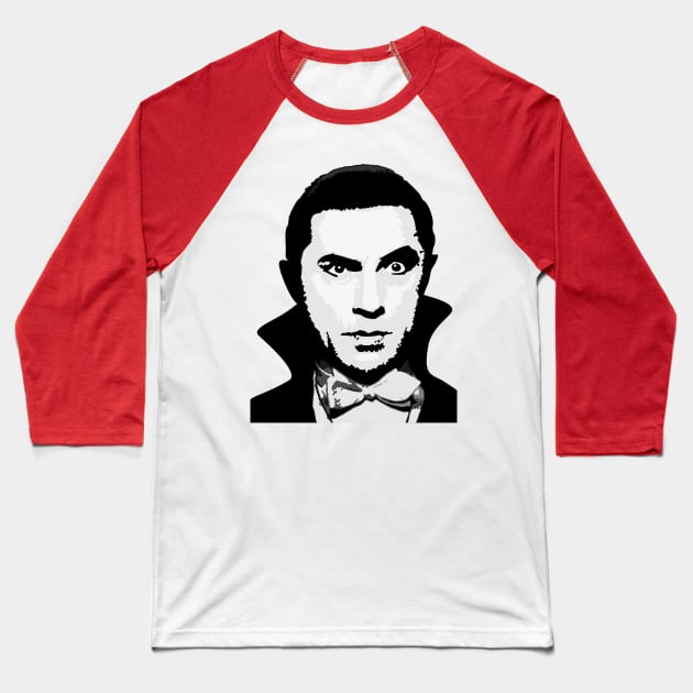 Bela Lugosi Baseball T-Shirt by PCB1981